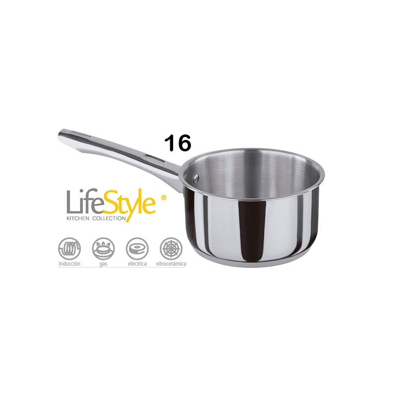 CAZO INOX 16 CMS. 1.8 L.