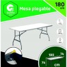 MESA PLEGABLE RESINA 180*74