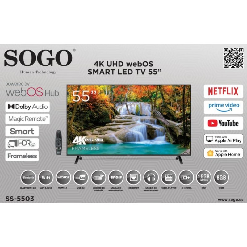 TV 55  4K HD SMART LED