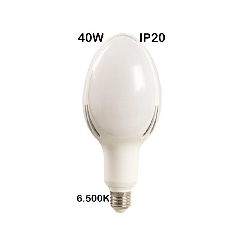 LED LUMINARIA 40W E-27 IP20 6 500K