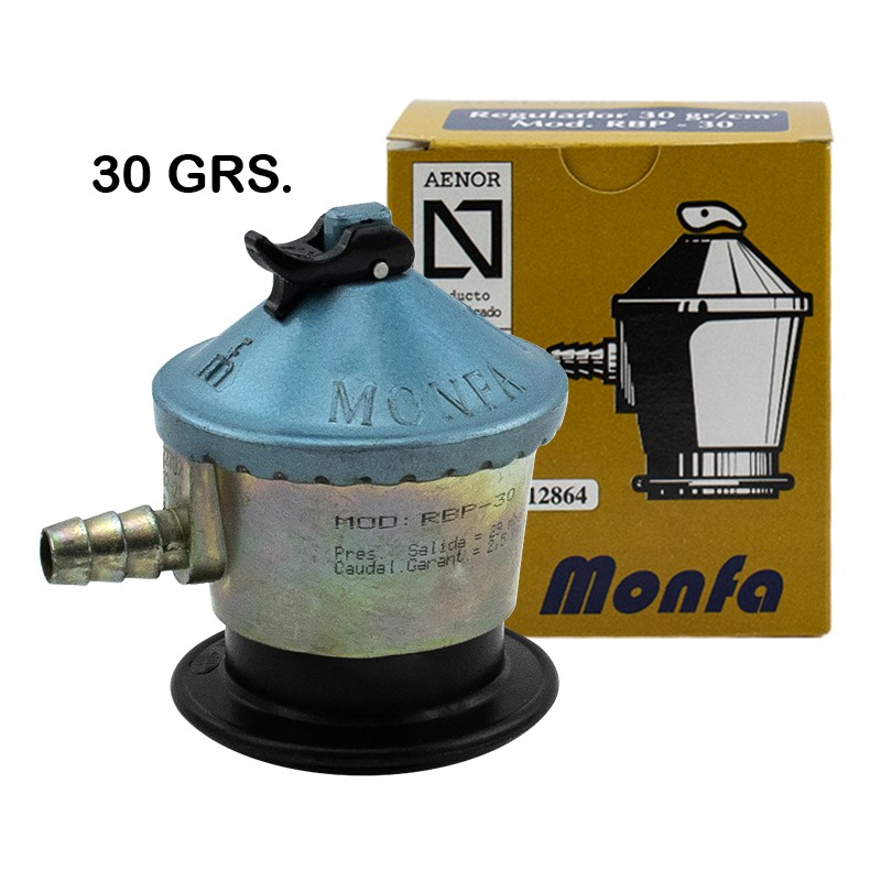 REGULADOR BUTANO  RBP-30 GRS. MONFA