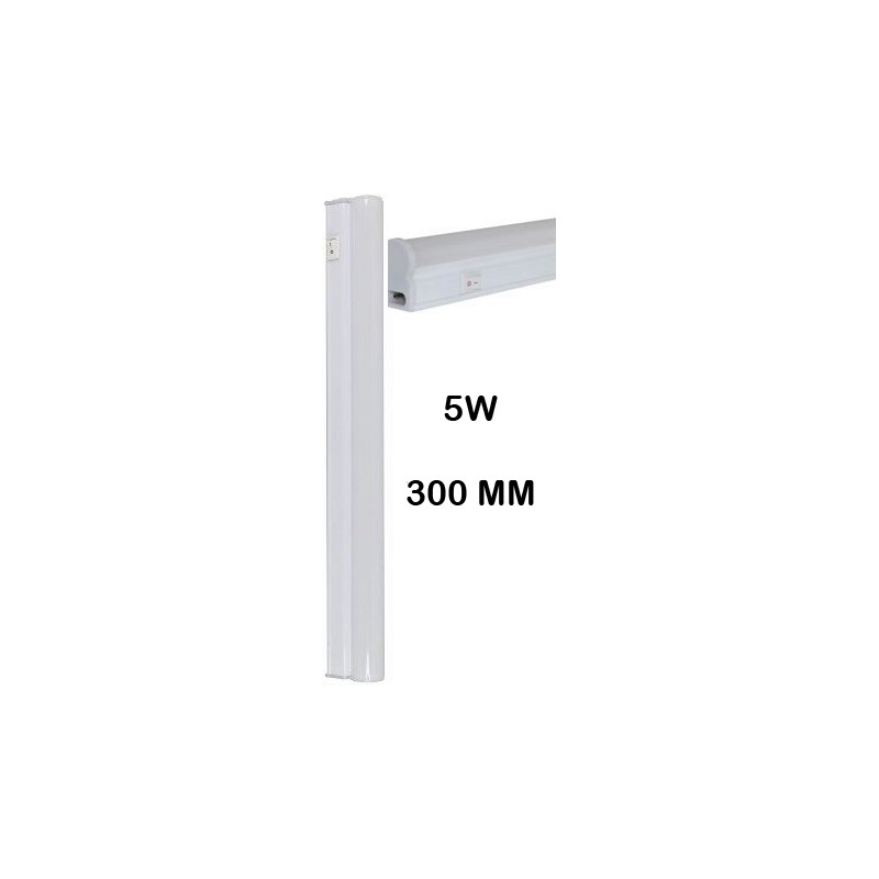 REGLETA LED DECORATIVA  5W 300 MM. INTERRUPTOR