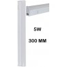 REGLETA LED DECORATIVA  5W 300 MM. INTERRUPTOR