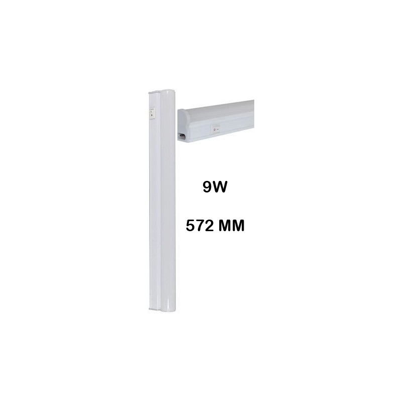 REGLETA LED DECORATIVA  9W 572 MM. INTERRUPTOR
