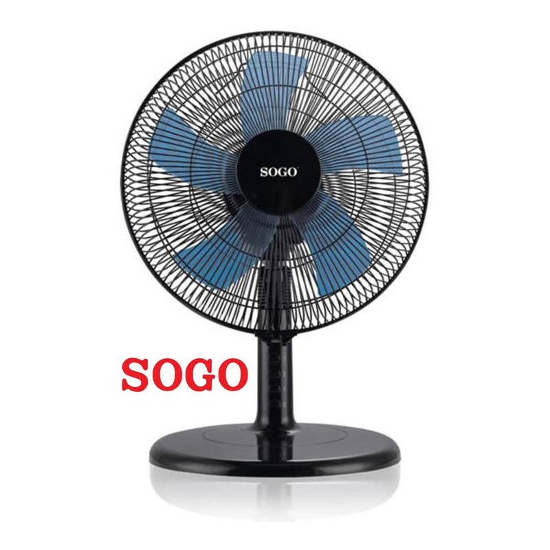 VENTILADOR MESA    30 CMS   35W NEGRO