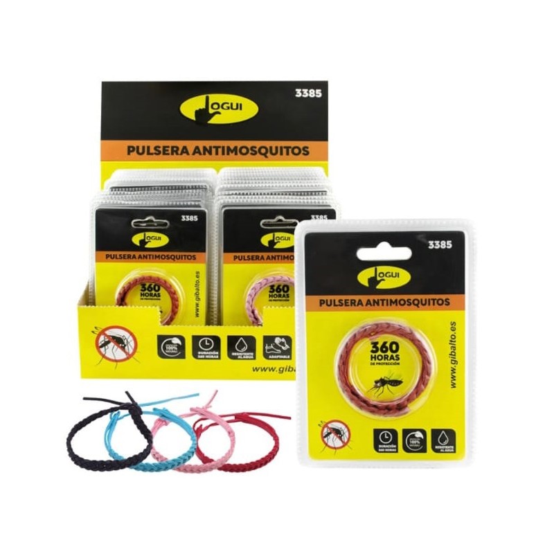 PULSERA REPELENTE MOSQUITOS SURT.