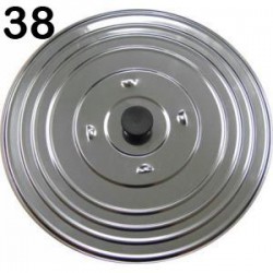 TAPA INOX 18/10 38 CMS 