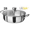 CACEROLA INOX LIFE-STYLE 28 CMS  5 L 