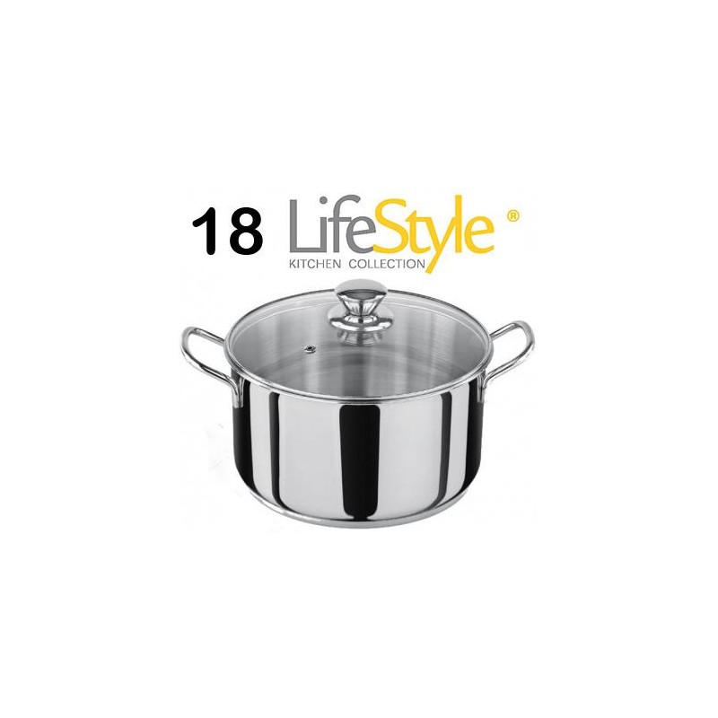 OLLA INOX LIFE-STYLE 18 CMS  2 8 L 