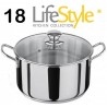 OLLA INOX LIFE-STYLE 18 CMS  2 8 L 