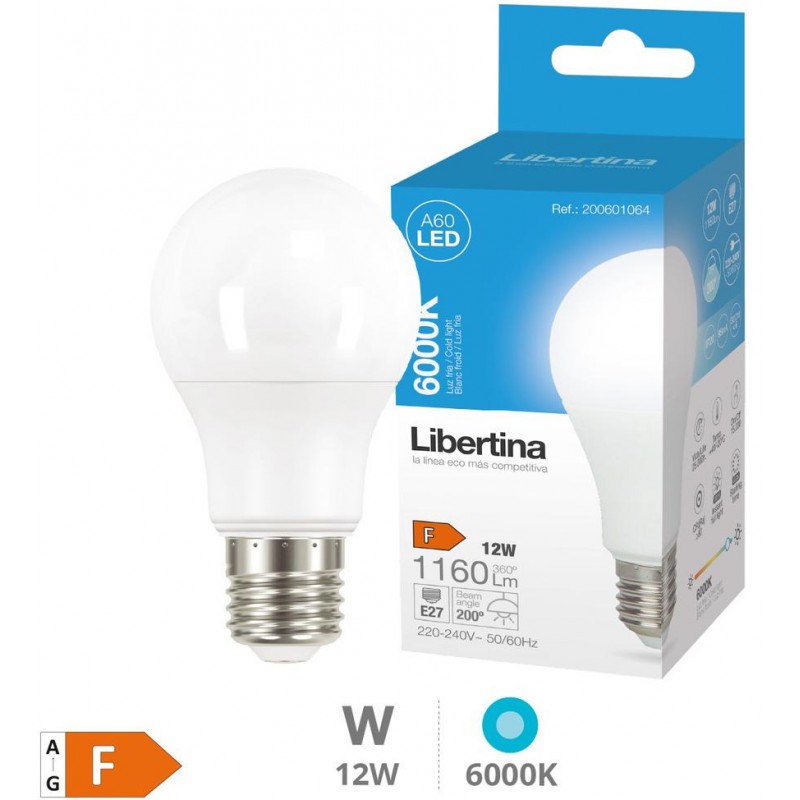 LED LIBERTINA ESTANDAR 12W E-27 D