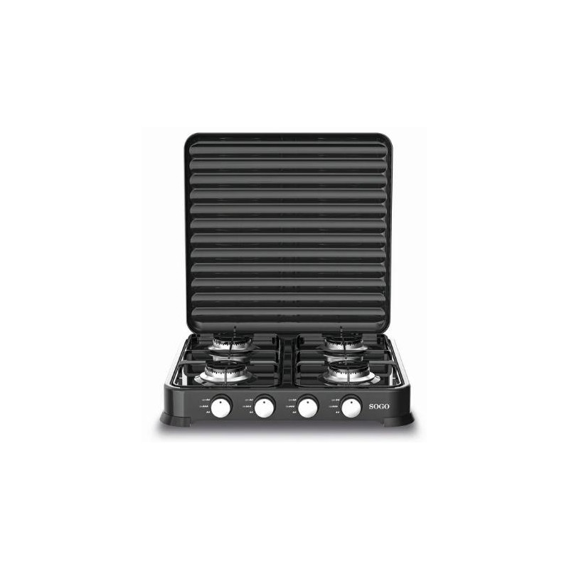 HORNILLO GAS 4 FUEGOS C/TAPA      