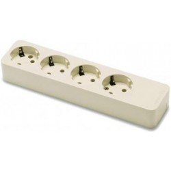 BASE S/CABLE 4 TOMAS SUP T/T 16A 3600W 