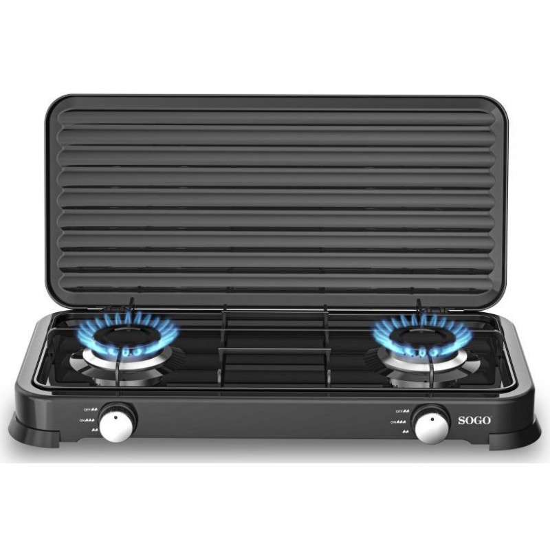 HORNILLO GAS 2 FUEGOS C/TAPA      