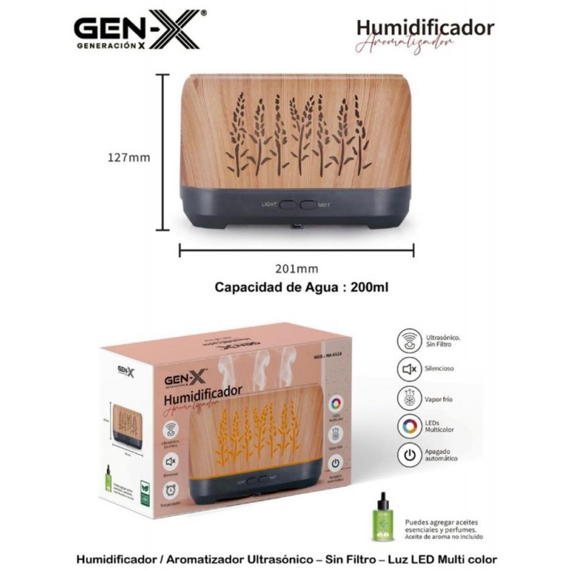 HUMIDIFICADOR AROMATIZADOR HA-6518 CHIMENEA