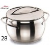 OLLA INOX BELLY 28 CMS 