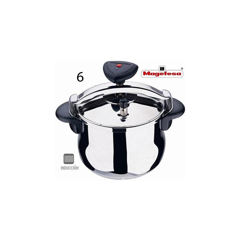 OLLA PRESION MAGEFESA STAR  6 L  BOMBEADA