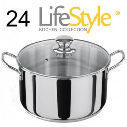 OLLA INOX LIFE-STYLE 24 CMS 