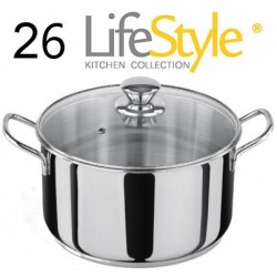 OLLA INOX LIFE-STYLE 26 CMS 