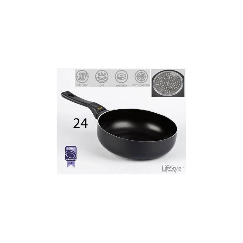 SARTEN LUXE HONDA 24 CMS 