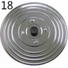 TAPA INOX 18/10 18 CMS 