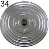 TAPA INOX 18/10 34 CMS            