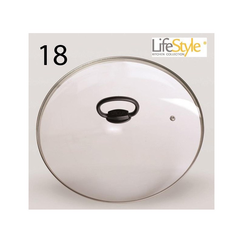 TAPA VIDRIO TEMPLADO 18 CMS 