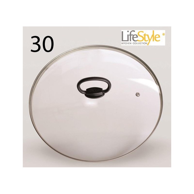 TAPA VIDRIO TEMPLADO 30 CMS 