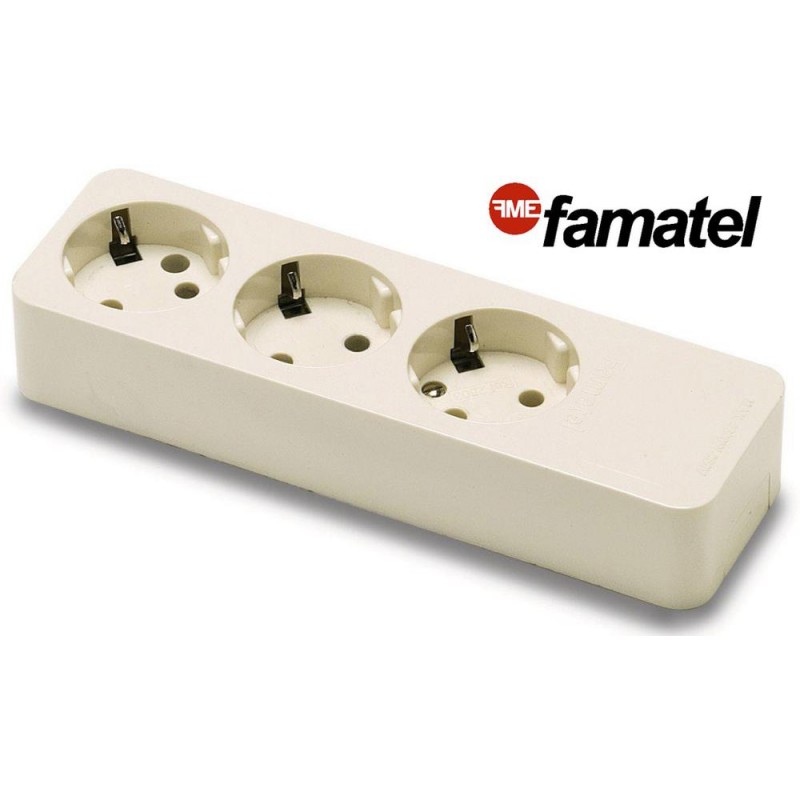 BASE S/CABLE 3 TOMAS SUP T/T 16A 3600W FMT2503