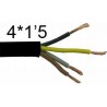 CABLE MANGUERA NEGRA 4*1 5
