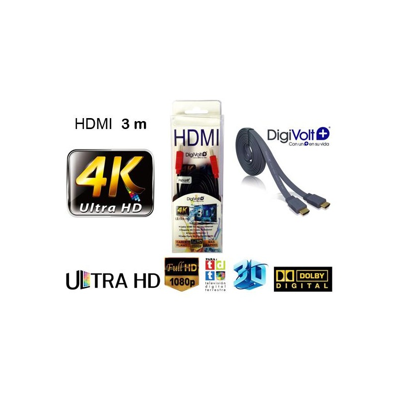 HDMI 4K 3D 3 M 