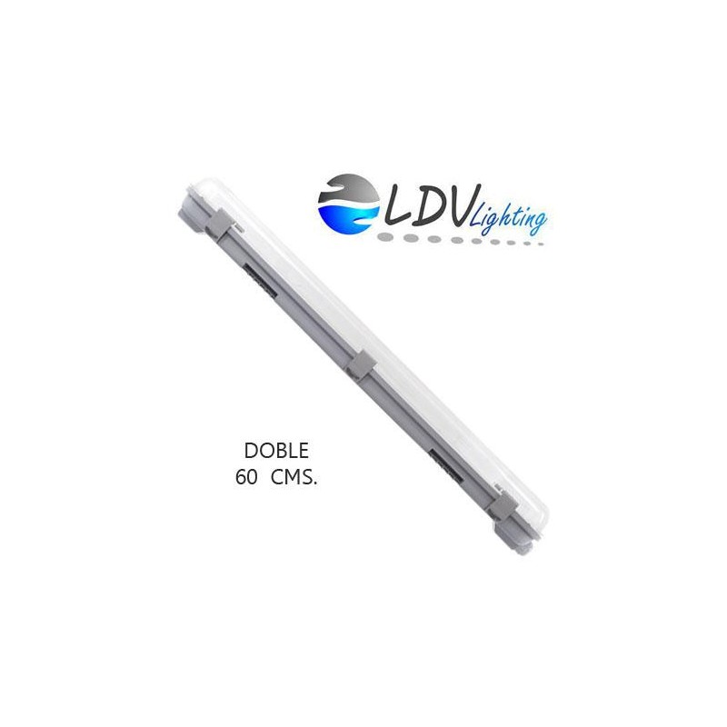 LED PANTALLA ESTANCA DOBLE  60 CMS 