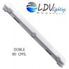 LED PANTALLA ESTANCA DOBLE  60 CMS 