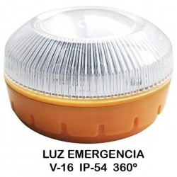 LUZ EMERGENCIA V-16 IP54 360º